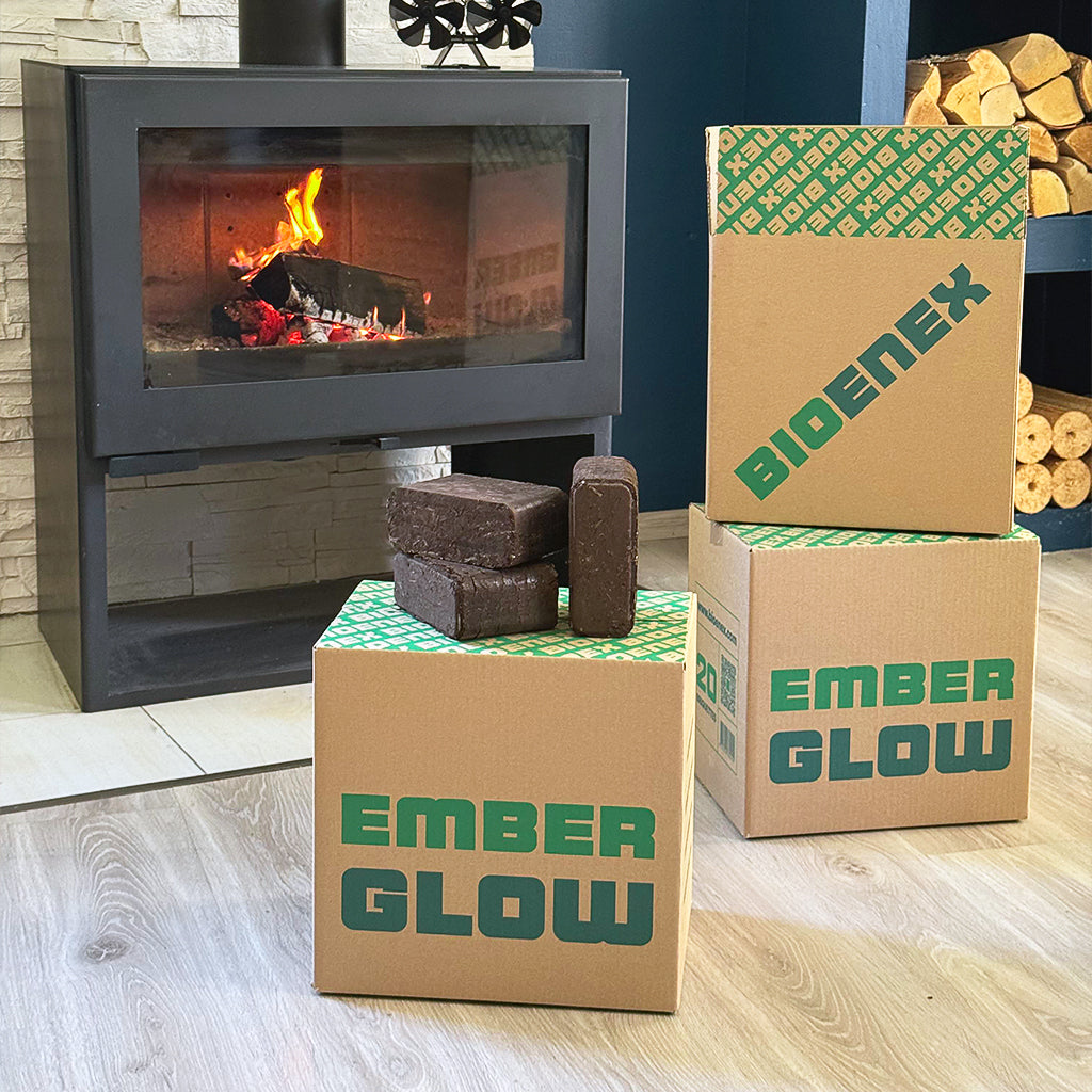 EmberGlow Natbriketter