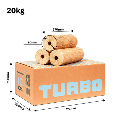 Turbo Hårdttræsbriketter