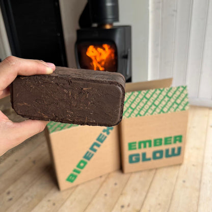 EmberGlow Natbriketter